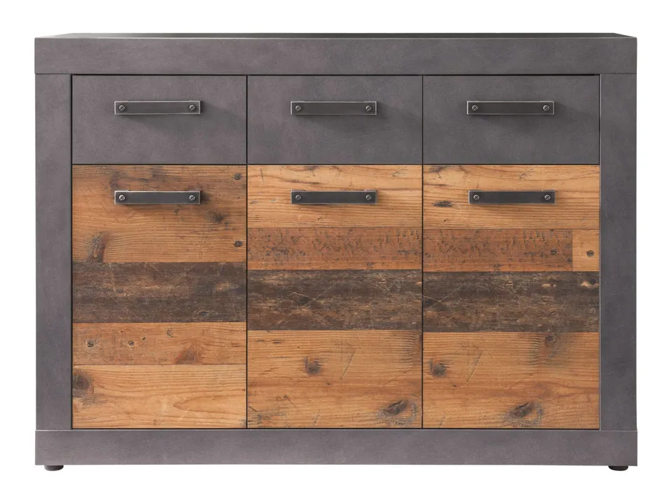 trendteam Indy Kommode Graphit Old Wood Matera