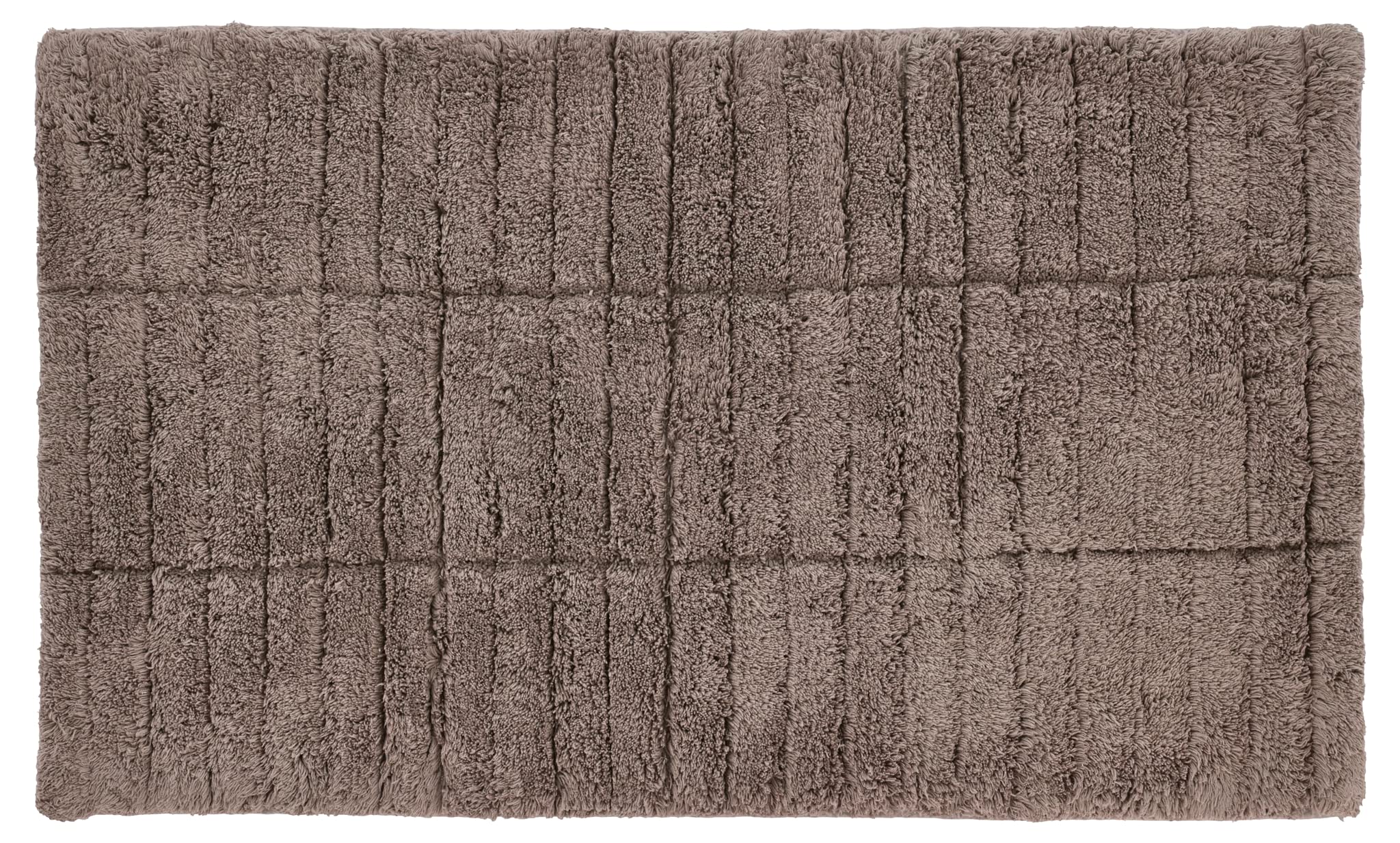 Zone Denmark Tiles Badematte 80x50 cm Schwarz Baumwolle
