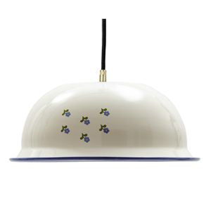 Münder Selection Lampe 360 mm Blümchen Rand blau E27