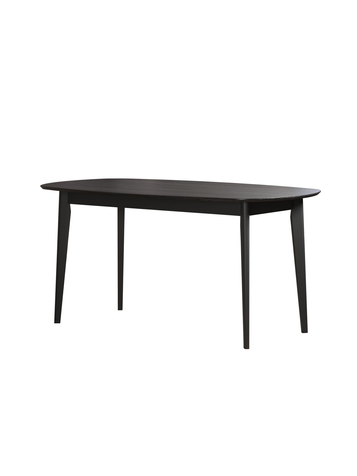 trendteam Ronin Esstisch Esche Schwarz Massivholz