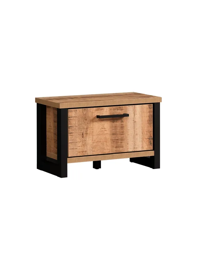 trendteam Enna Sitzbank Mango Dekor Schwarz