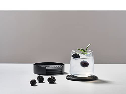 Zone Denmark Rocks Untersetzer 4er Set Silikon Schwarz