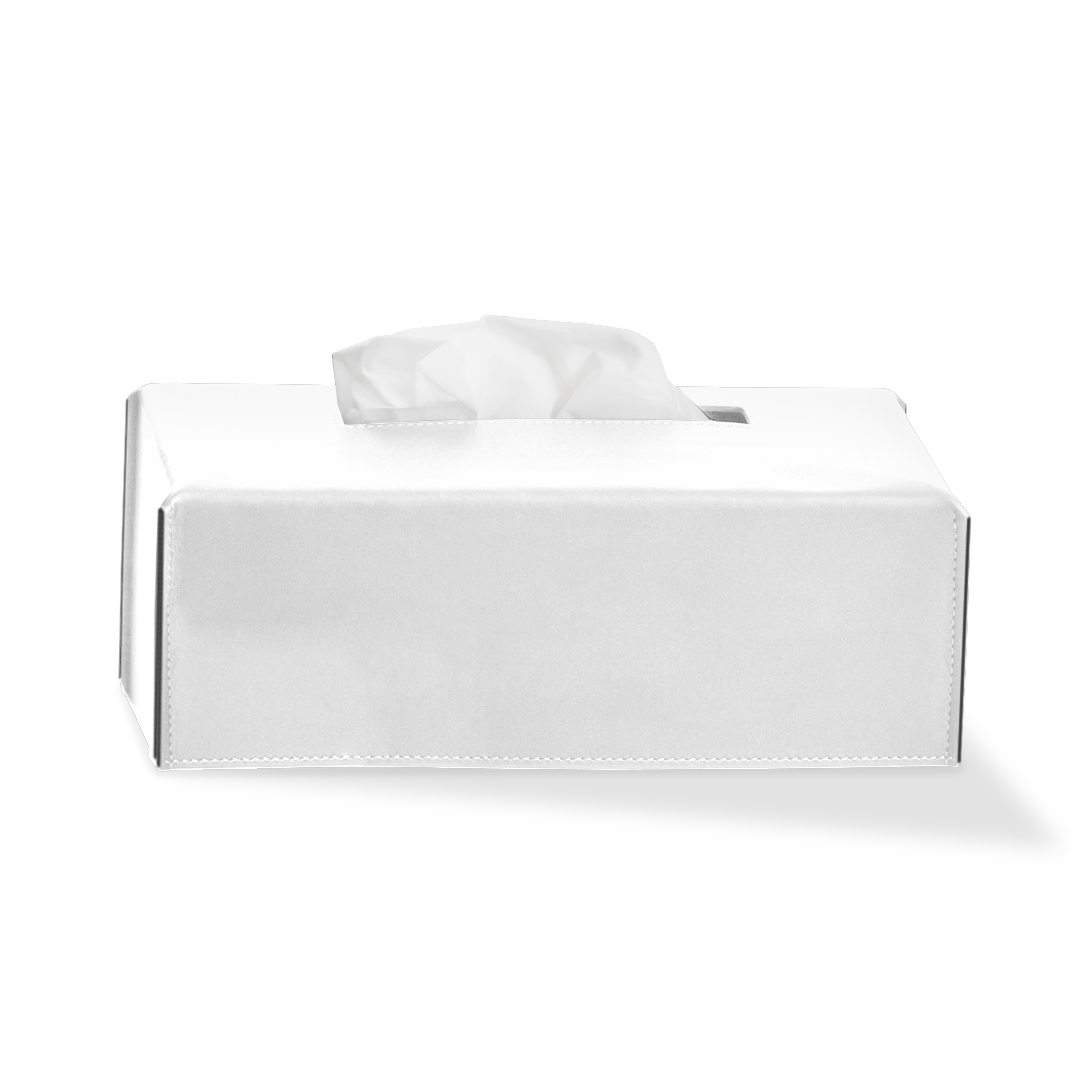 Decor Walther Nappa KB Tuchspender Schneeweiß Leder
