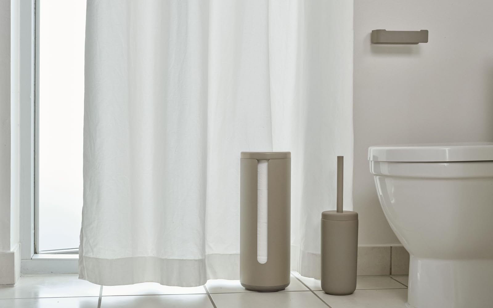 Zone Denmark Ume Klopapierhalter Stehend Taupe Aluminium