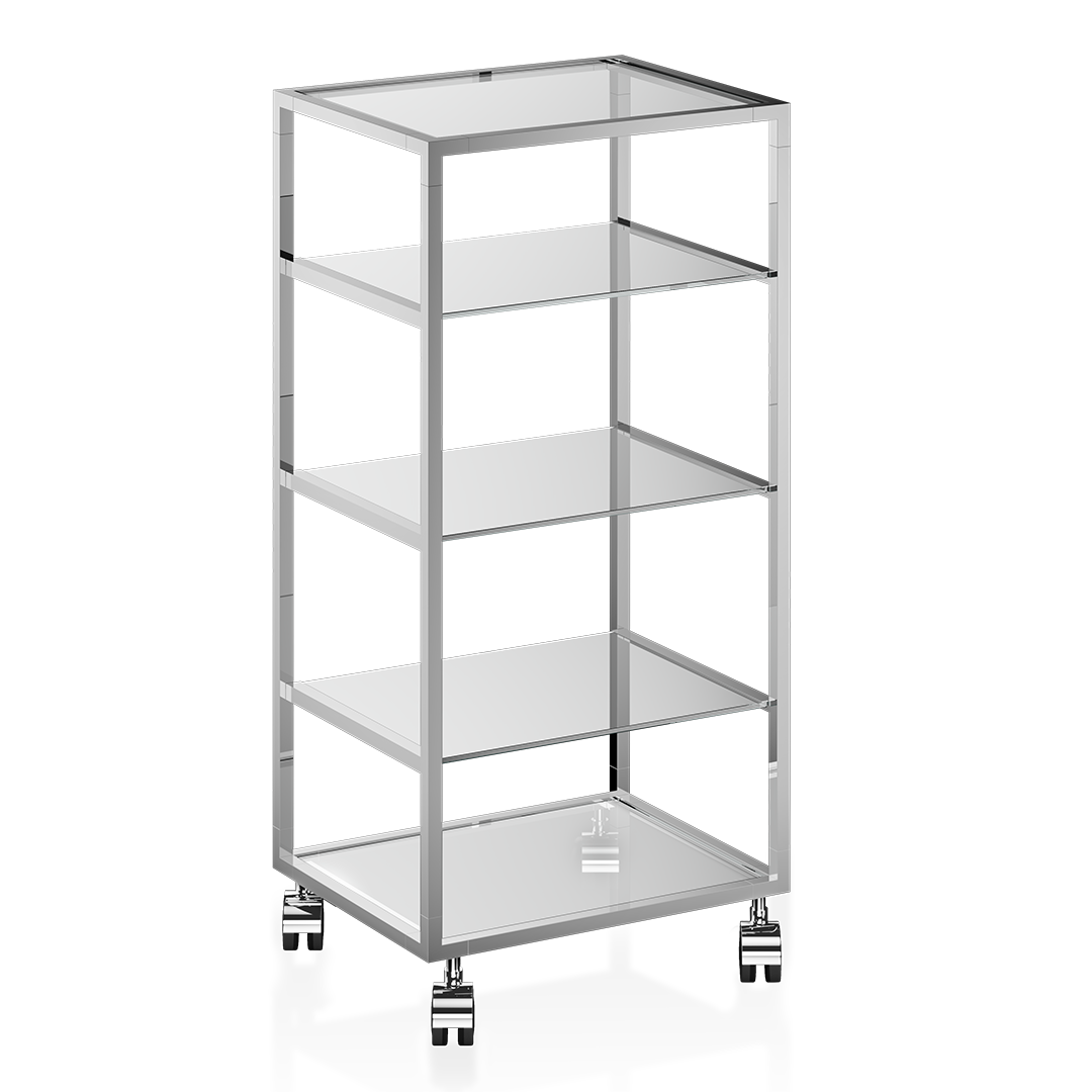 Decor Walther Classic RW 2 Rollschrank Chrom Glas Matt
