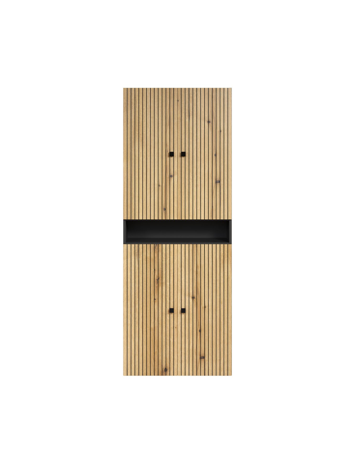 trendteam PureBliss Hochschrank Anthrazit Evoke Eiche