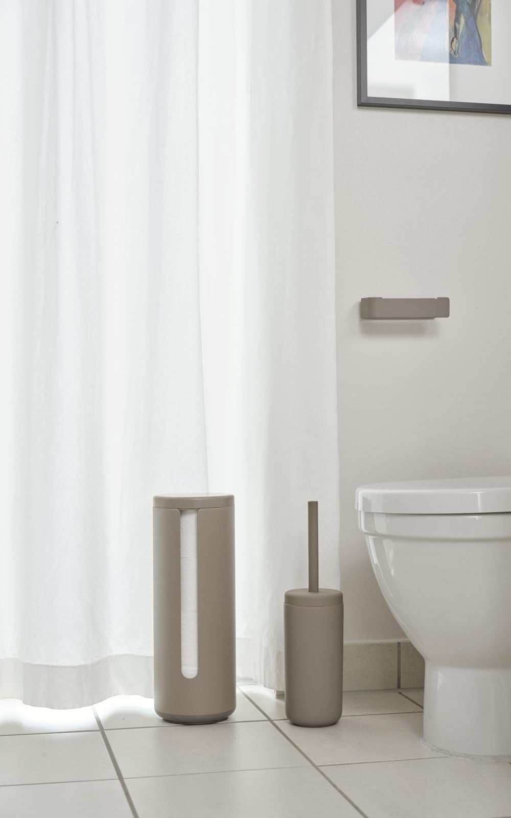 Zone Denmark Ume Klopapierhalter Stehend Taupe Aluminium