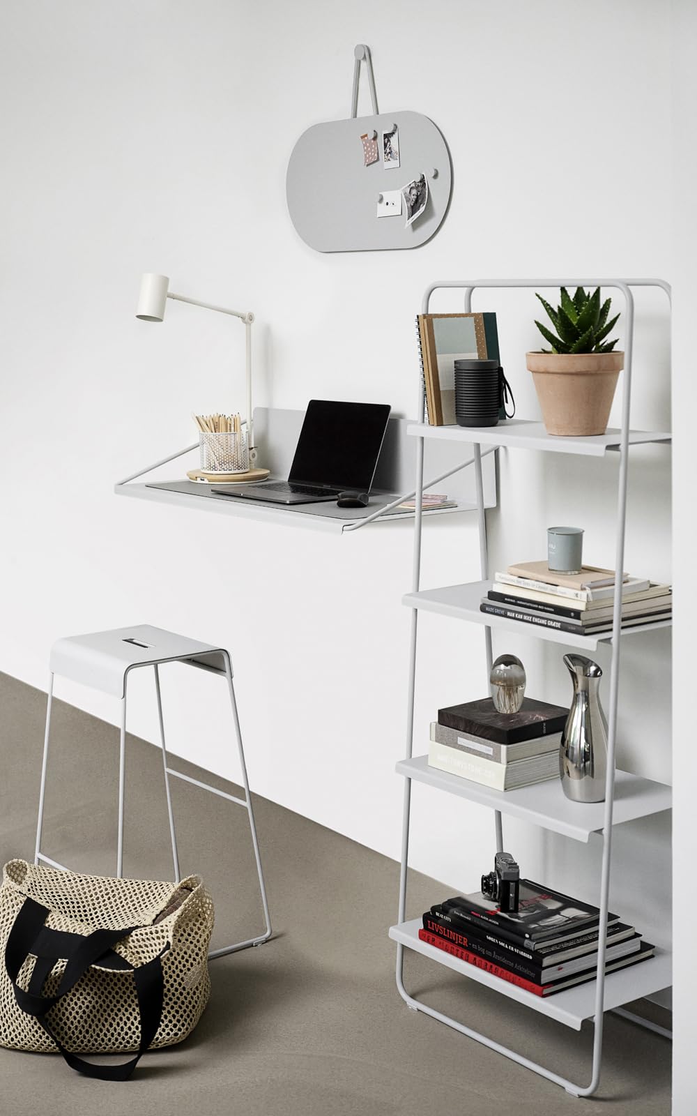 Zone Denmark A-Collection A-Bulletin Board Magnettafel 60x30 Soft Grey