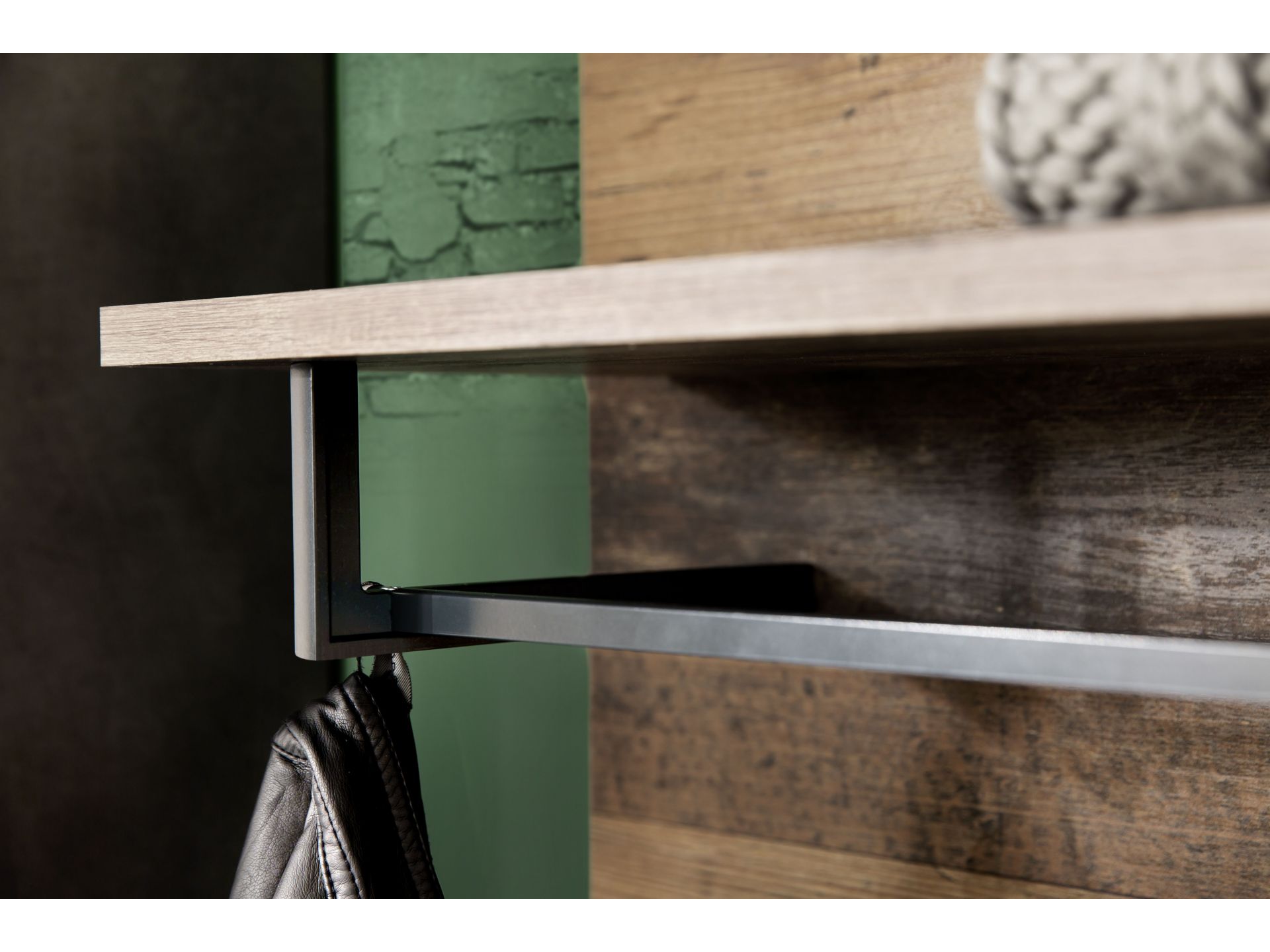 trendteam Indy GD-Paneel Graphit Garderobenpaneel Flur
