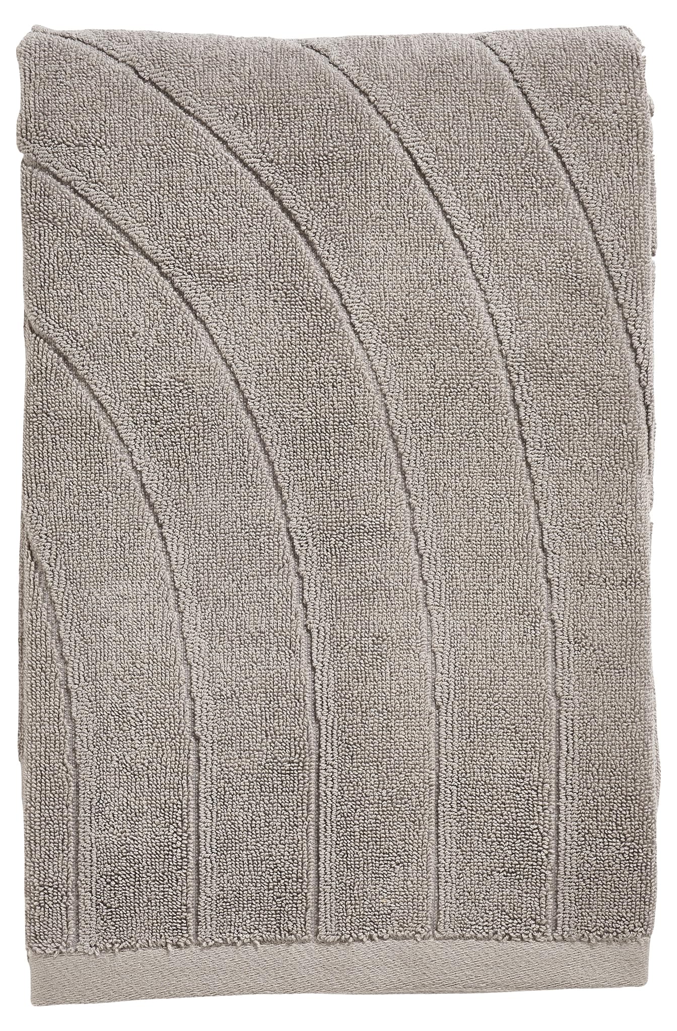 Zone Denmark Time Badehandtuch 70x140 Soft Grey Baumwolle