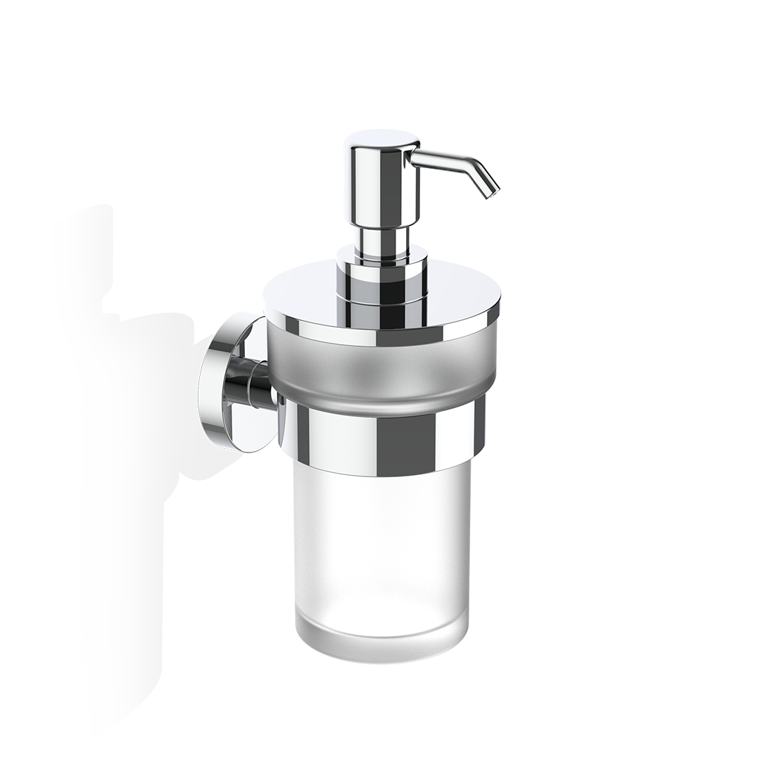 Decor Walther Basic BA WSP Wandseifenspender Chrom Glas
