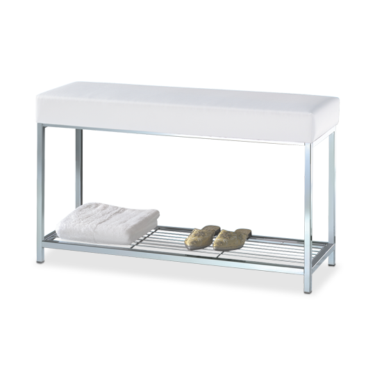 Decor Walther Classic DW 67 Sitzbank Chrom Weiß