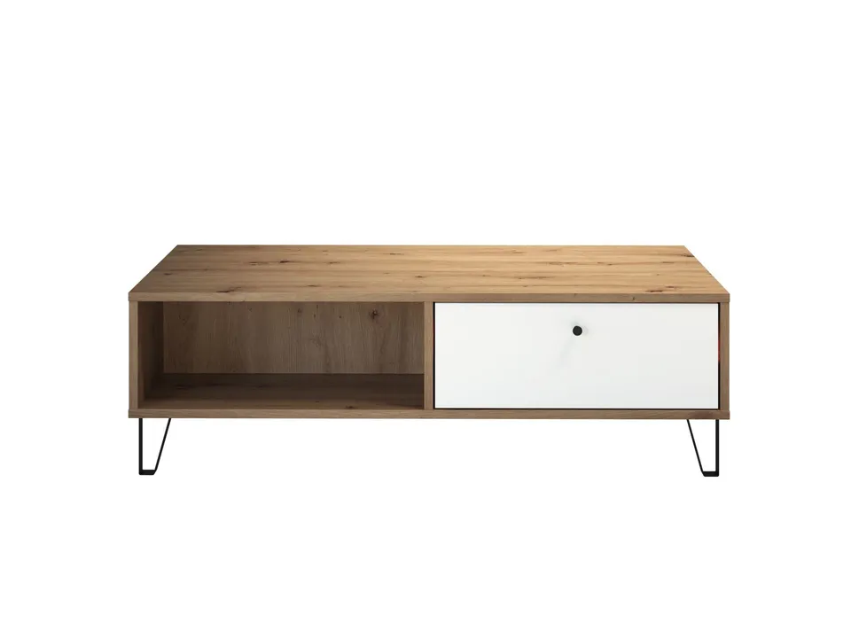 trendteam Touch TV-Unterteil Couchtisch Artisan Eiche Weiß