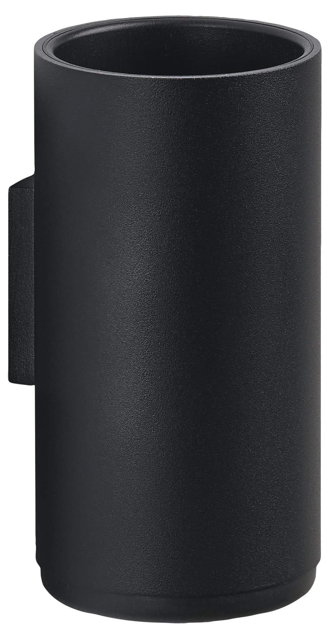 Zone Denmark Rim Zahnbürstenbecher Wand Schwarz 7 cm