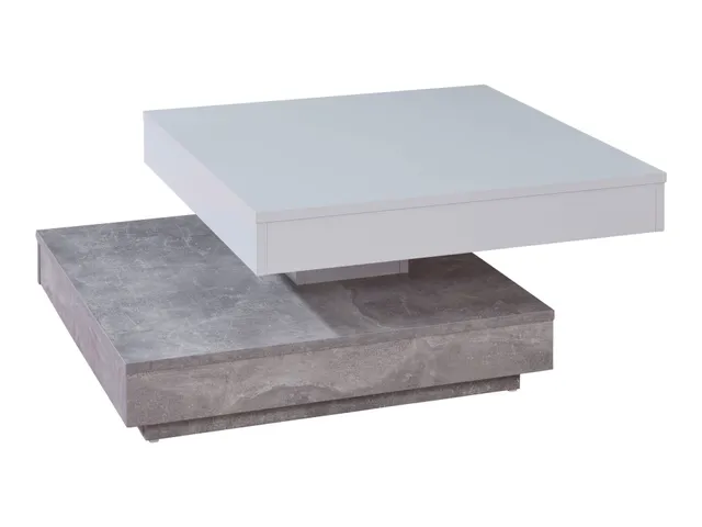 trendteam Universal Couchtisch Beton Weiß Melamin