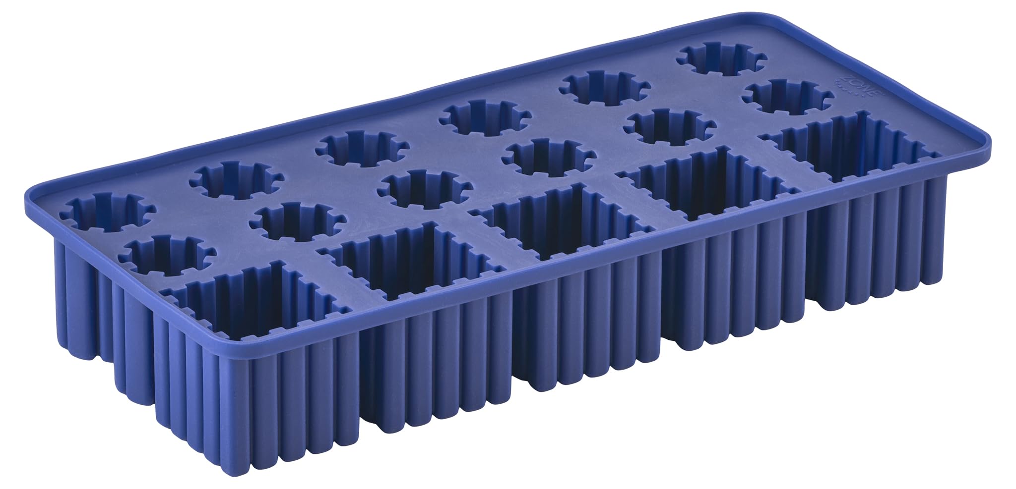 Zone Denmark Singles Eiswürfelform Silikon Indigo Blue