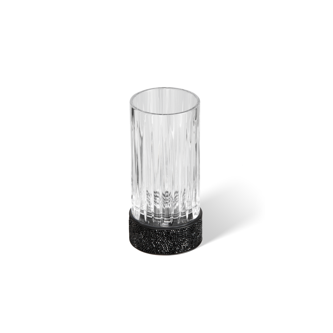 Decor Walther ROCKS SMG Mundbecher Chrom Klarglas Swarovski
