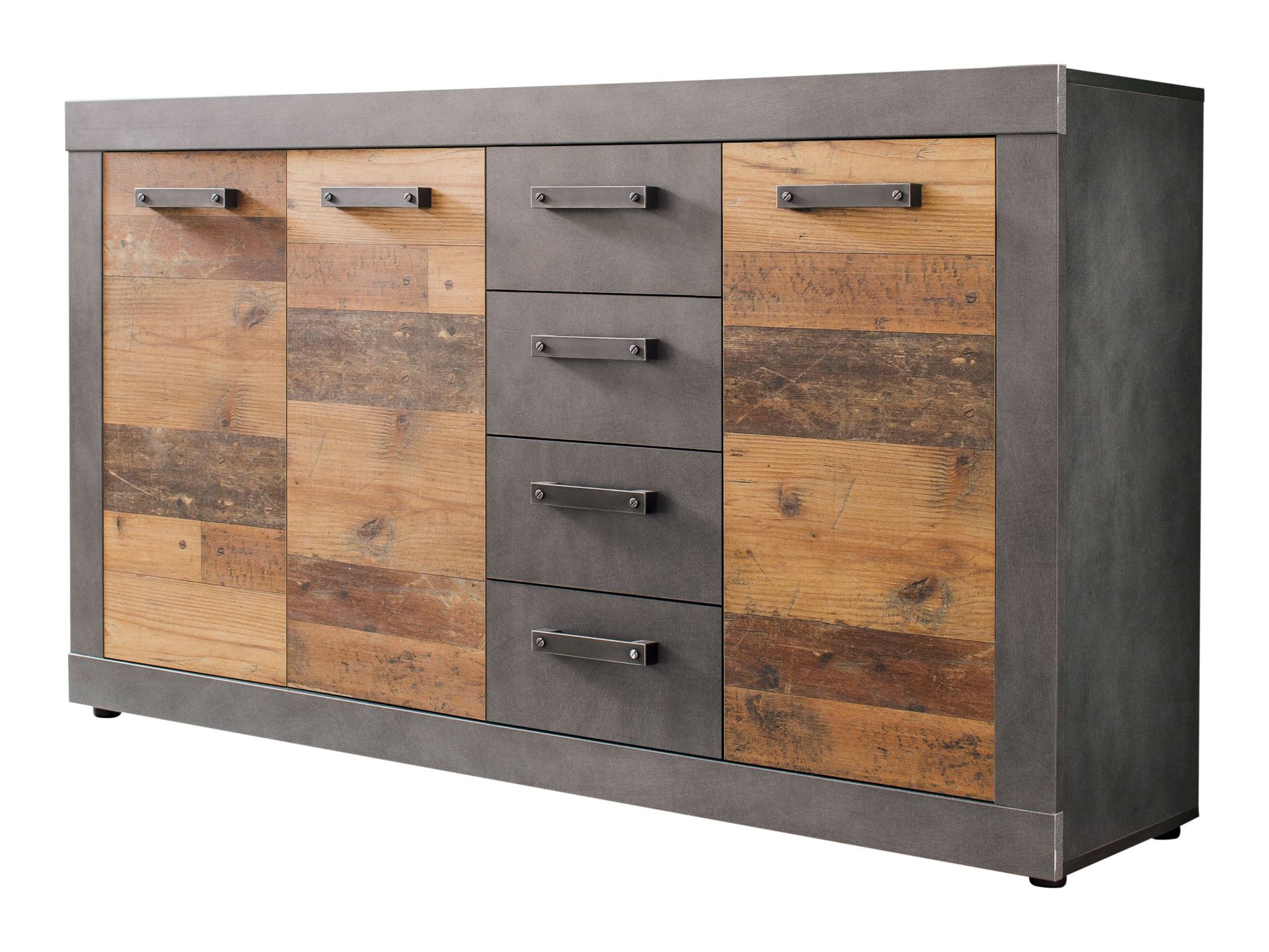 trendteam Indy Kommode Graphit Old Wood Matera