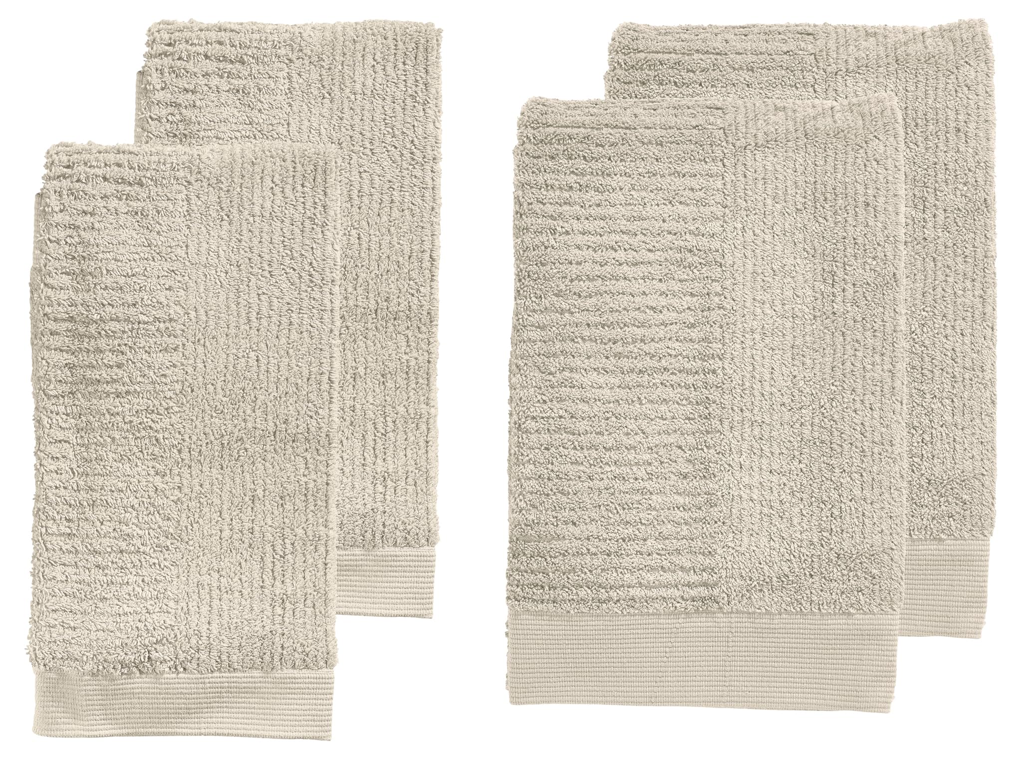 Zone Denmark Classic Handtuch Set Olive Grün 4-tlg Baumwolle