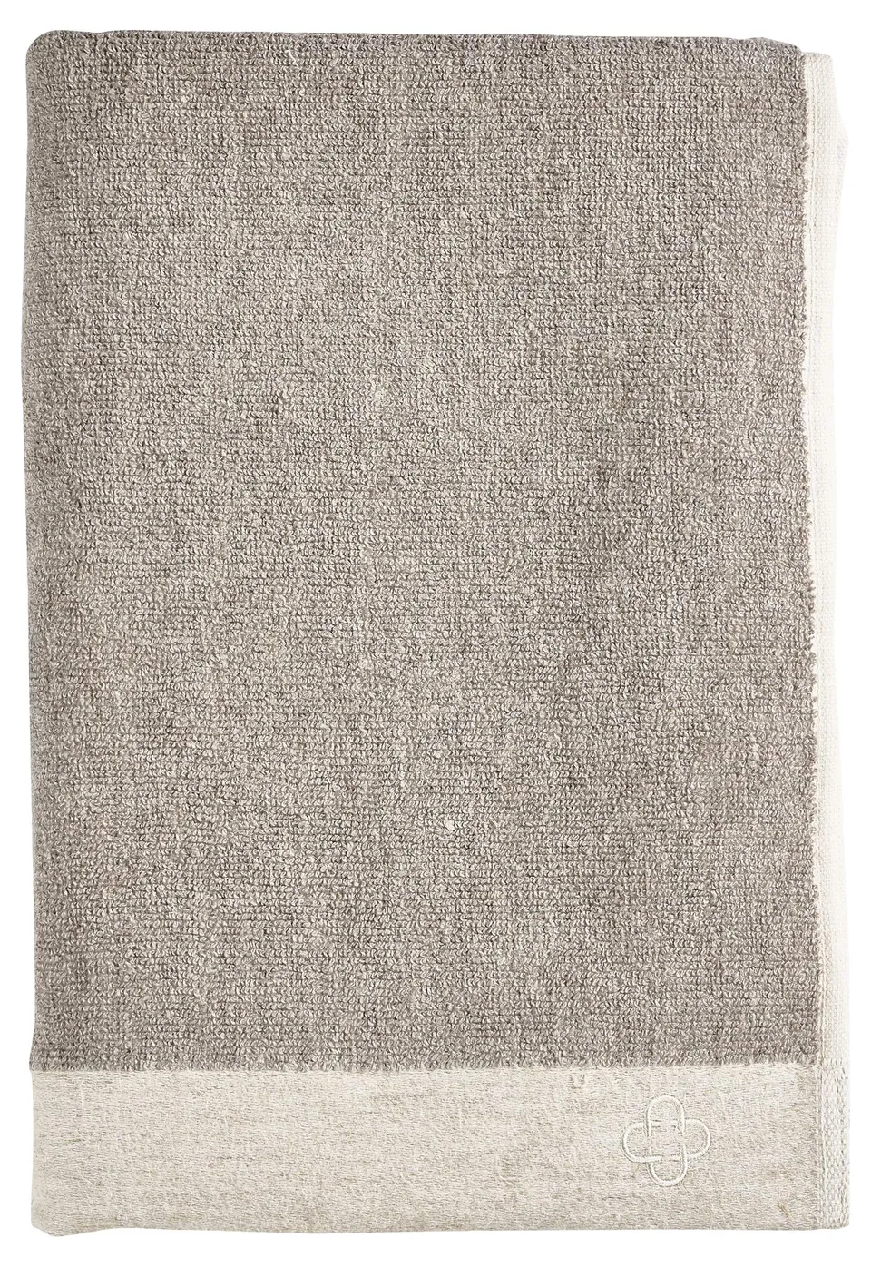 Zone Denmark Inu Badetuch 70x140 cm Natur Baumwolle Leinen