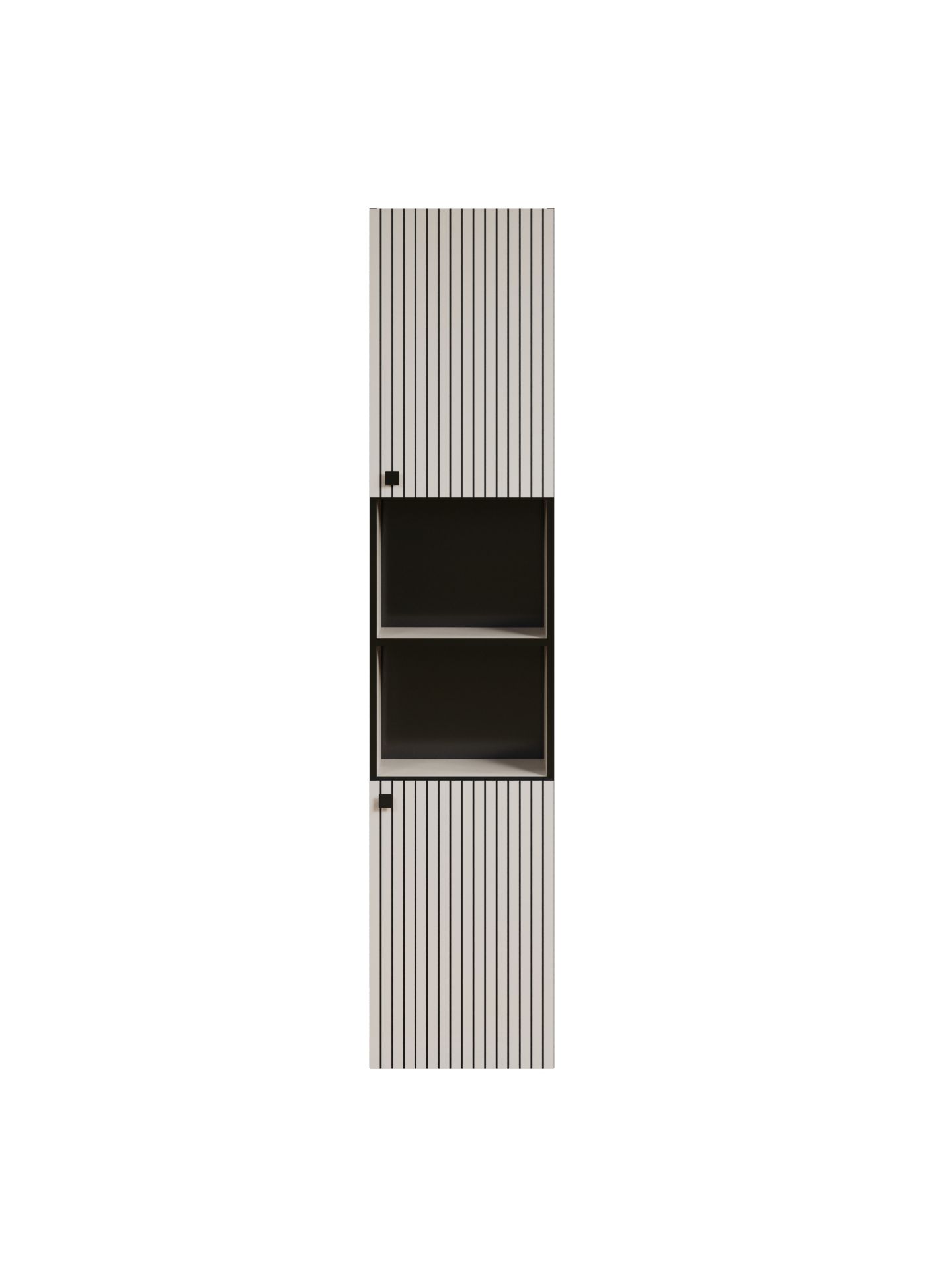 trendteam PureBliss Hochschrank Cashmere Schwarz