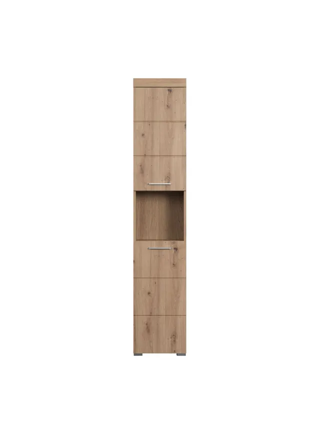 trendteam Amanda Hochschrank Asteiche Badezimmerschrank