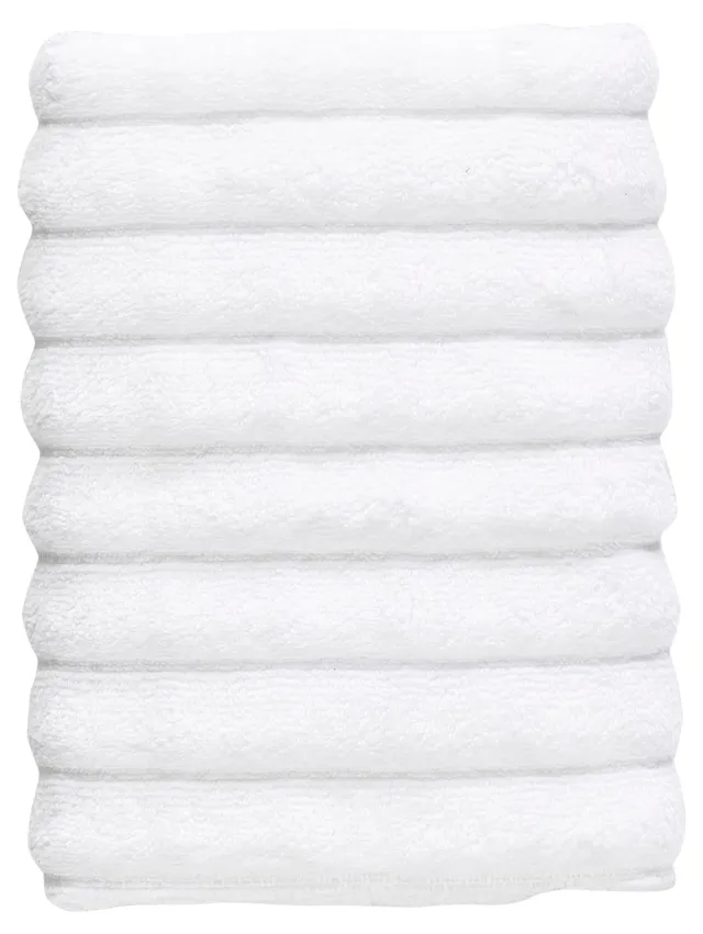 Zone Denmark Inu Handtuch 50x70 Weiß Bio-Baumwolle