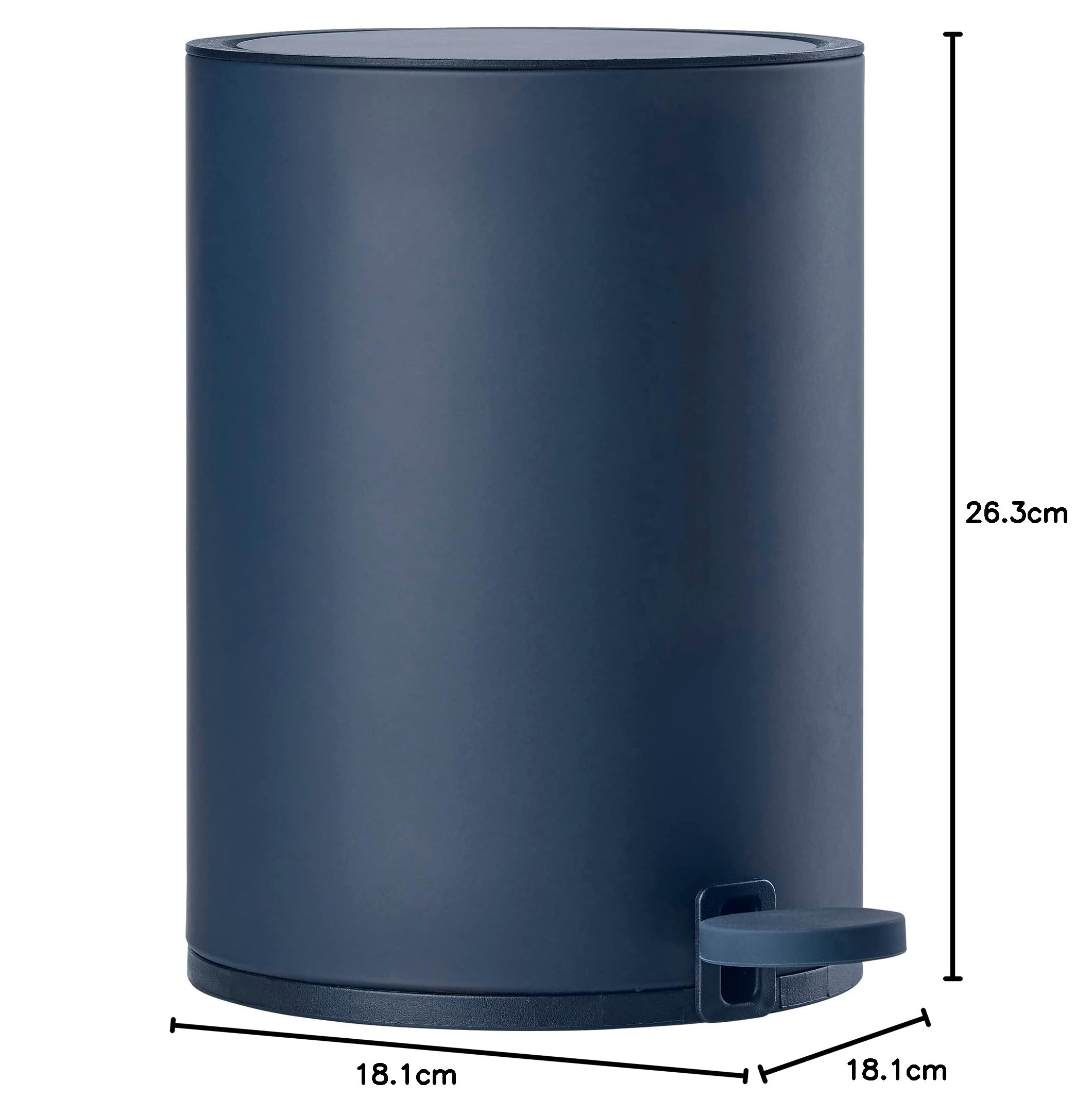 Zone Denmark Karma Pedaleimer 3 Liter Royal Blue 26,3 cm
