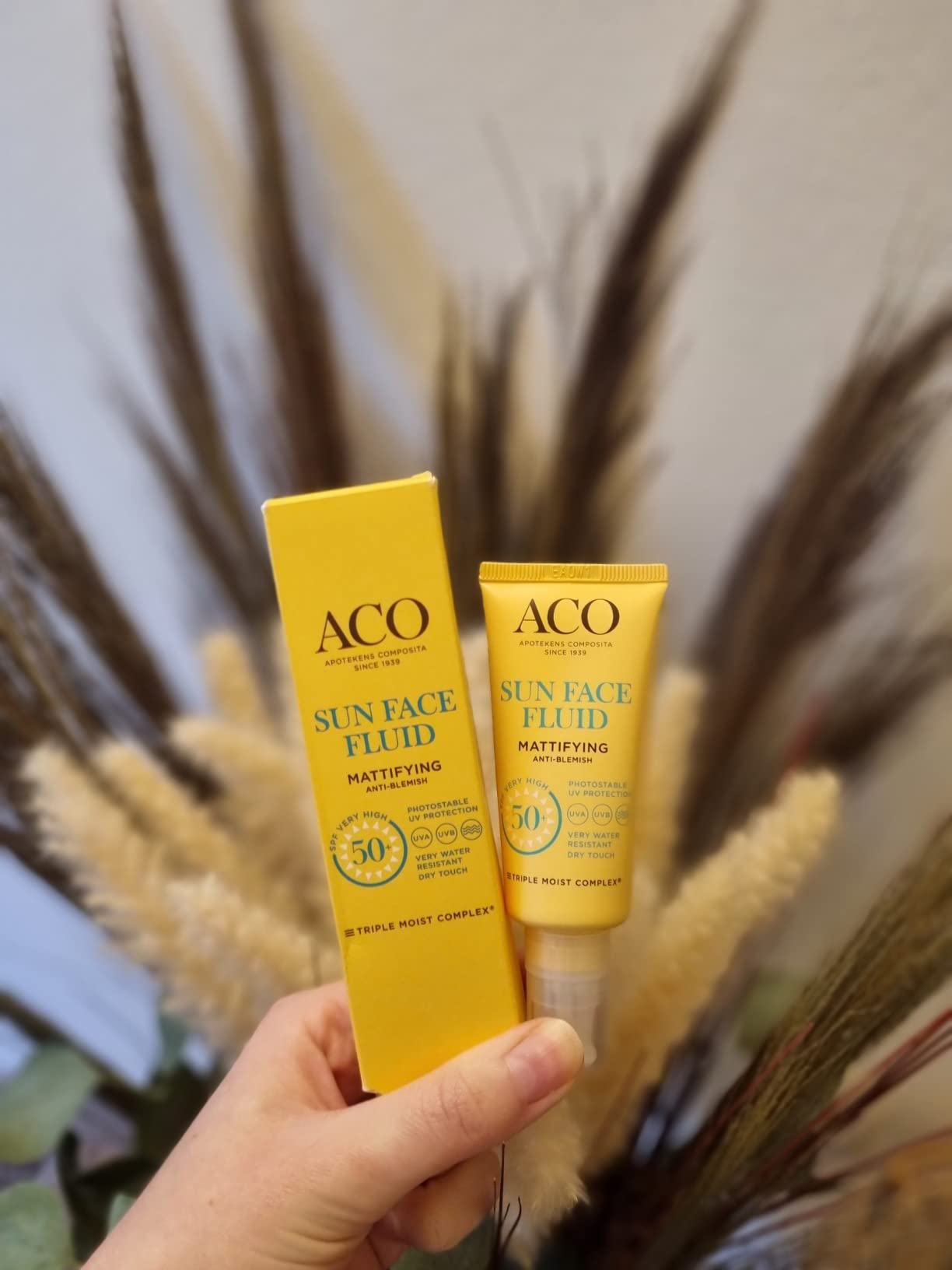 ACO Sun Face Fluid LSF 50+ mattierend 40 ml Mischhaut