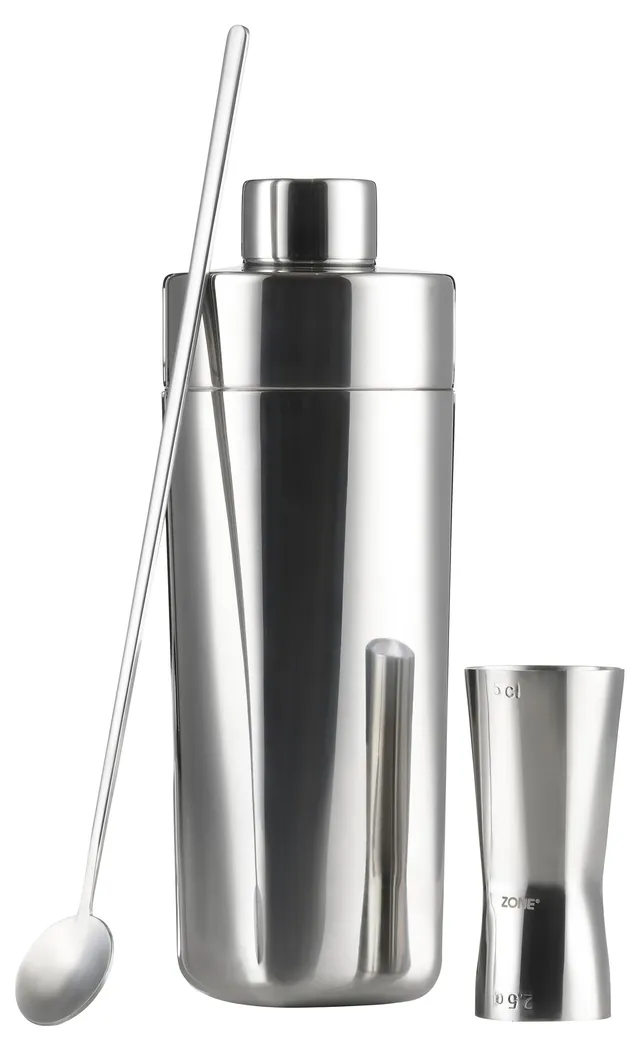 Zone Denmark Rocks Barset 3-teilig Edelstahl Shaker