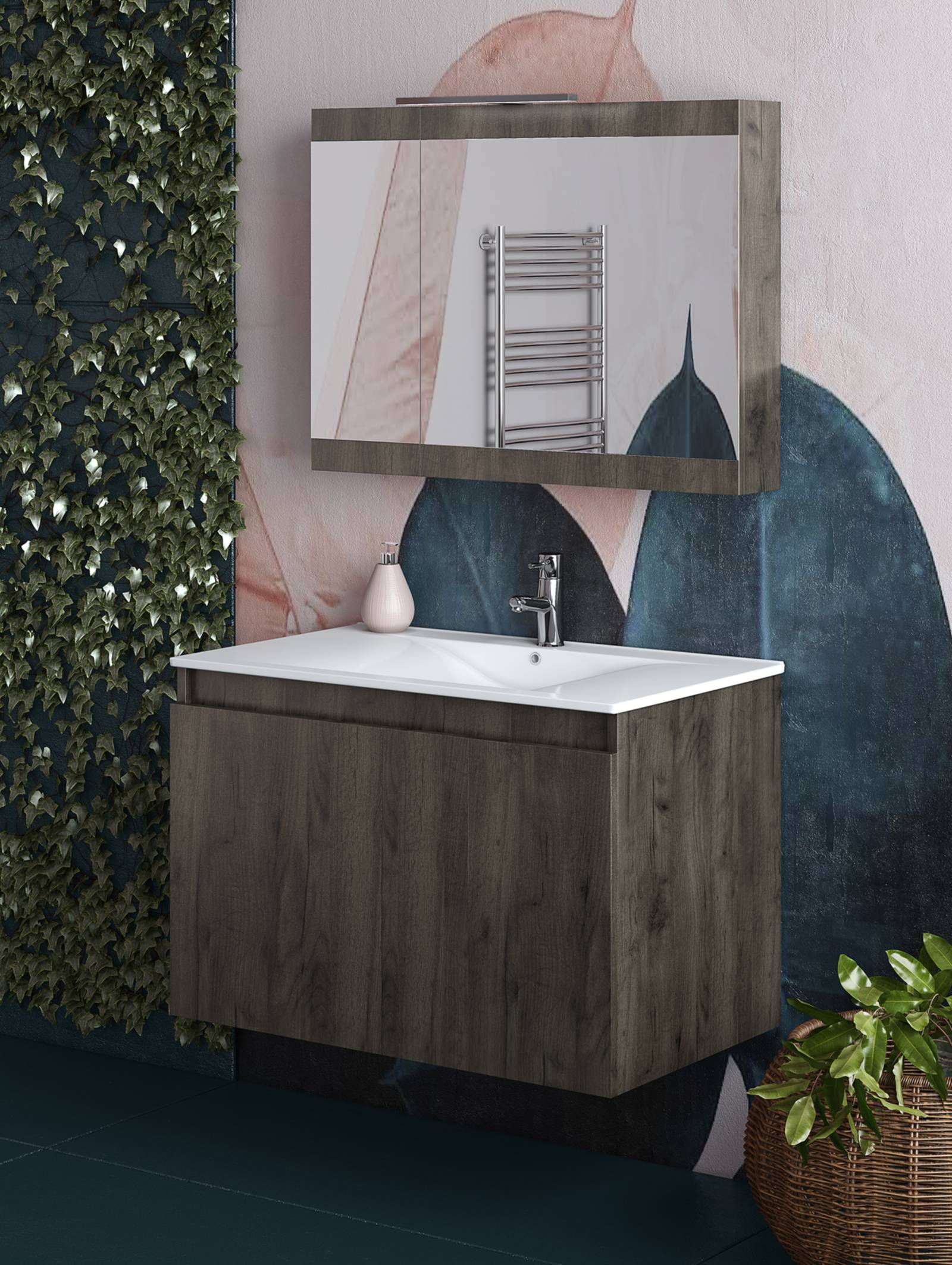 DROP Martinidis Magnolia S 60 Waschtischunterschrank Walnut