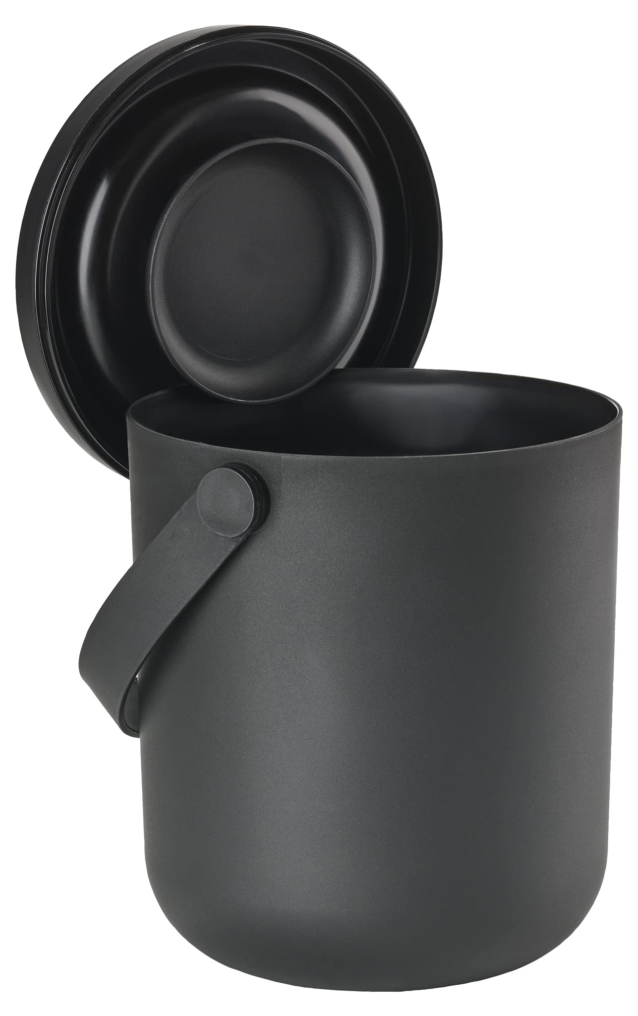Zone Denmark Circular Biomülleimer Schwarz 3 Liter Deckel