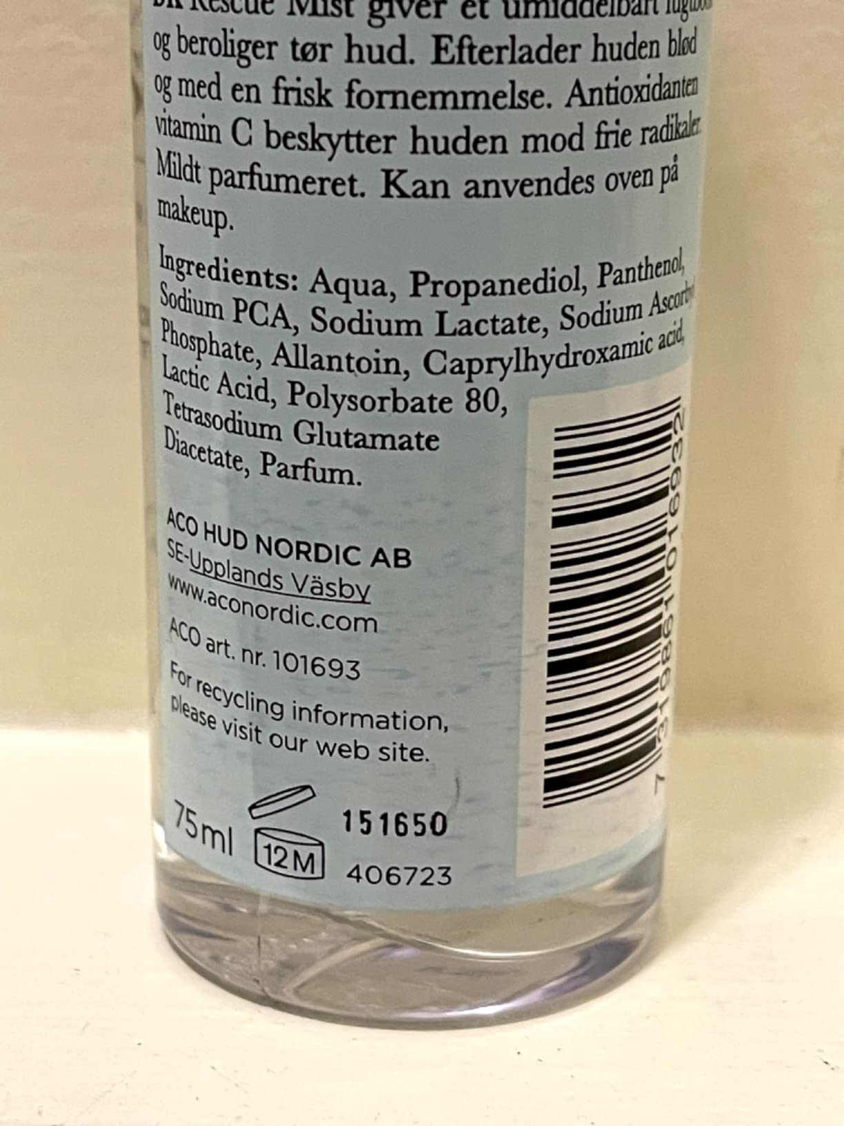 ACO Everyday Heroes Rescue Mist Gesichtsspray 75 ml Vitamin C