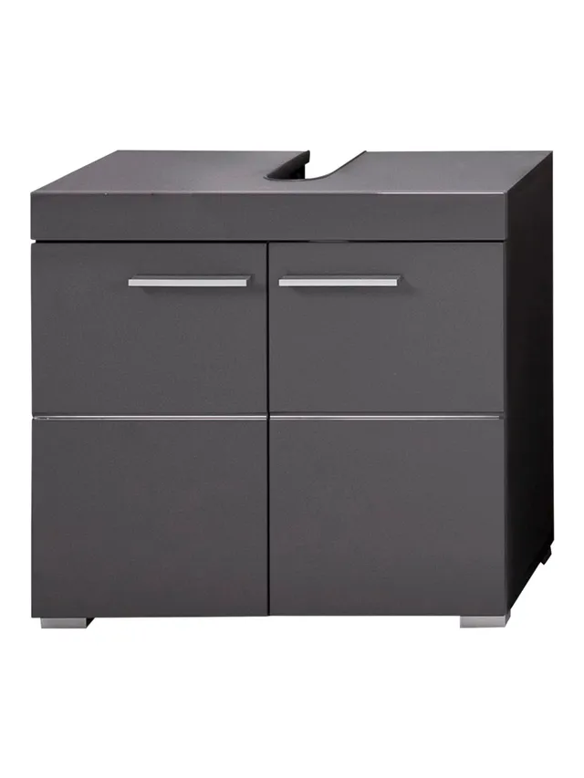 trendteam Amanda Waschbeckenunterschrank grau Agave