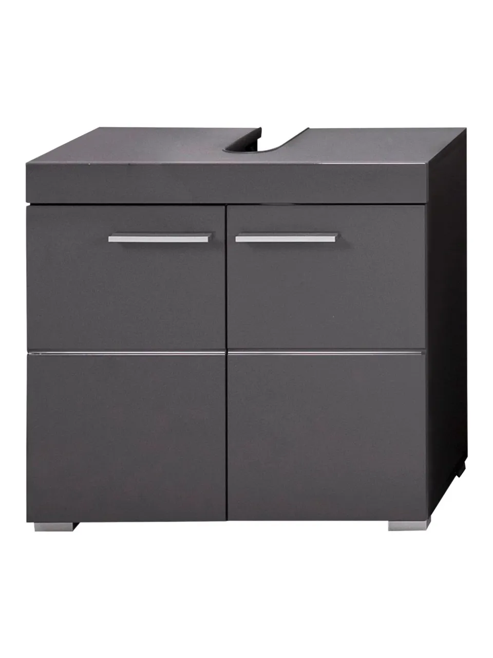 trendteam Amanda Waschbeckenunterschrank grau Agave