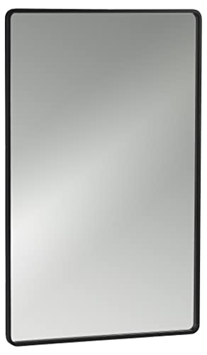 Zone Denmark Rim Wandspiegel 70x44 cm Schwarz Badspiegel