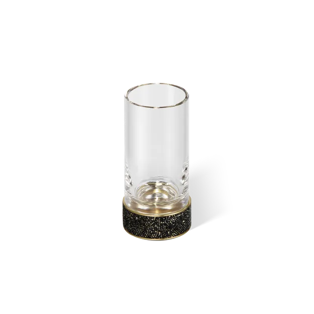 Decor Walther ROCKS SMG Mundbecher Chrom Klarglas Swarovski