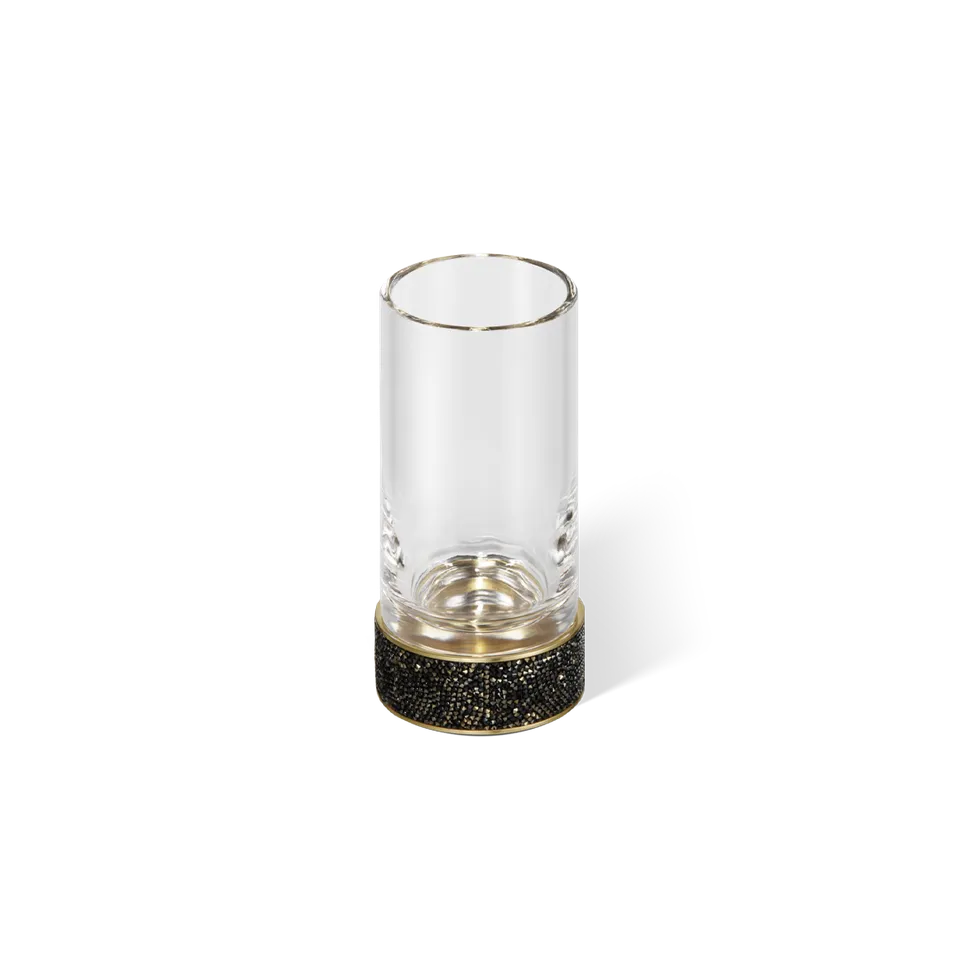 Decor Walther ROCKS SMG Mundbecher Chrom Klarglas Swarovski