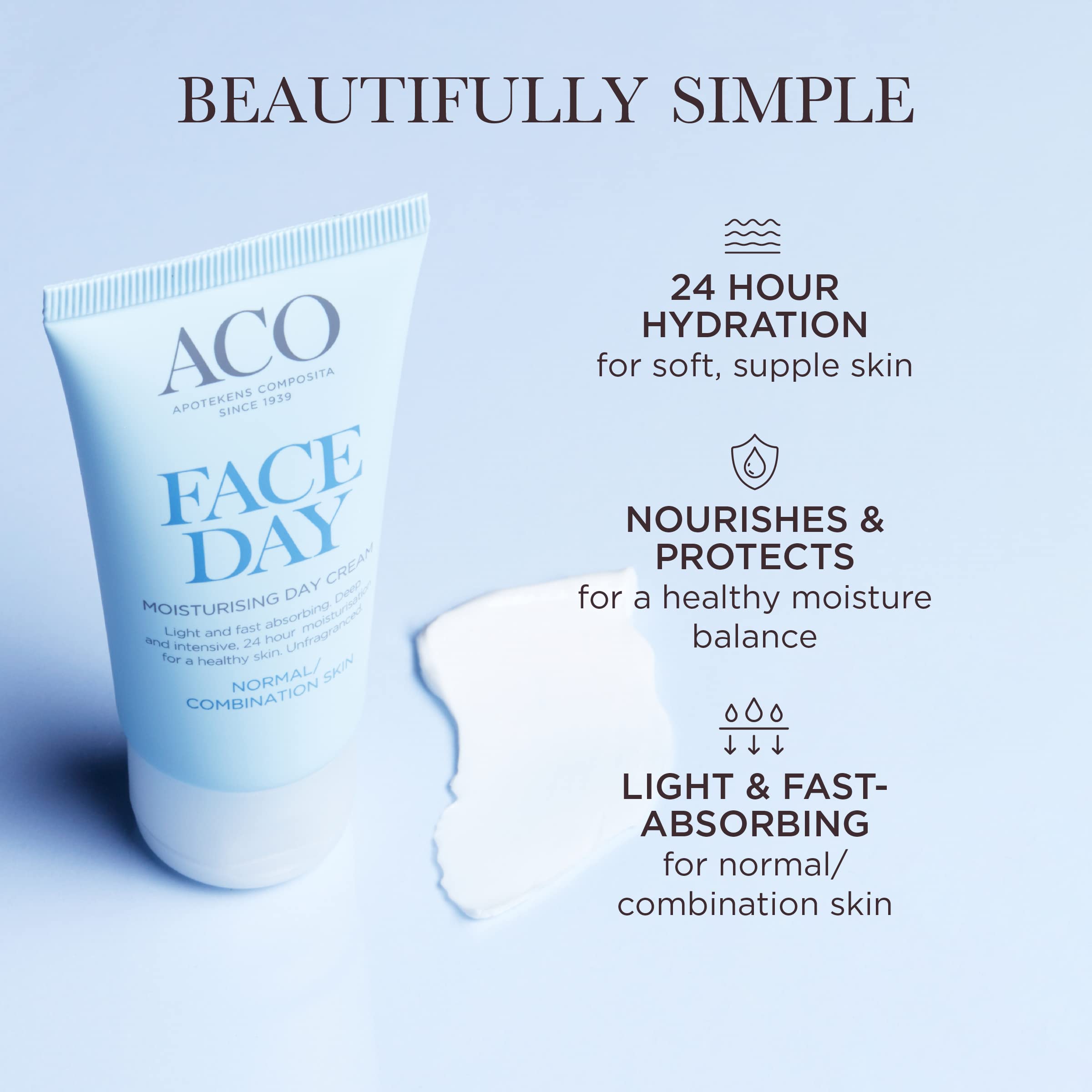 ACO Everyday Heroes Moisturising Day Cream Tagescreme 50 ml parfümfrei