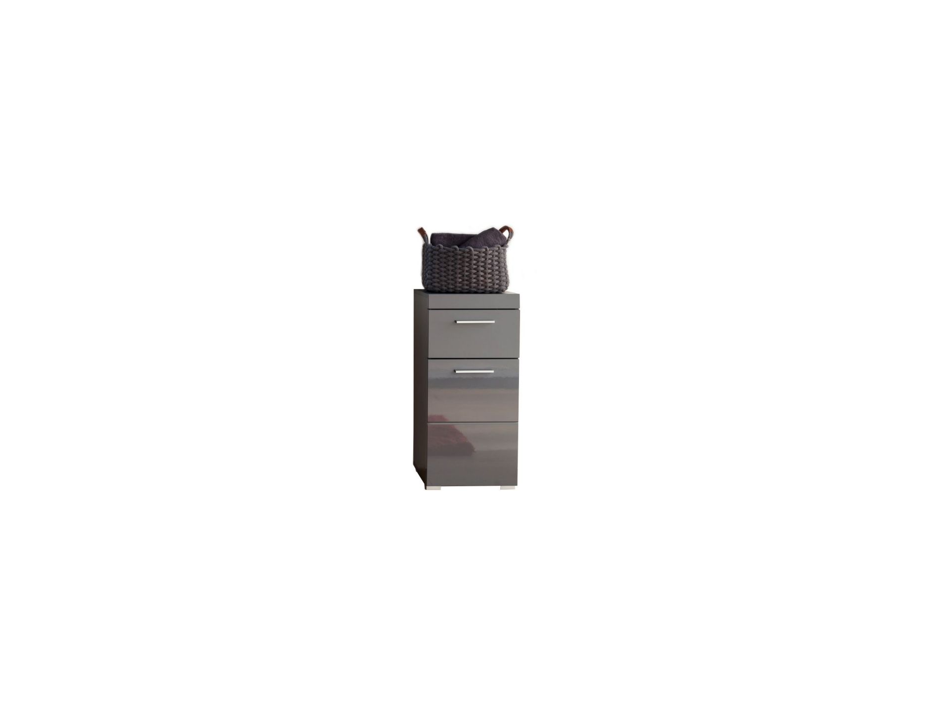 trendteam Amanda Standschrank grau Bad-Hochschrank Agave