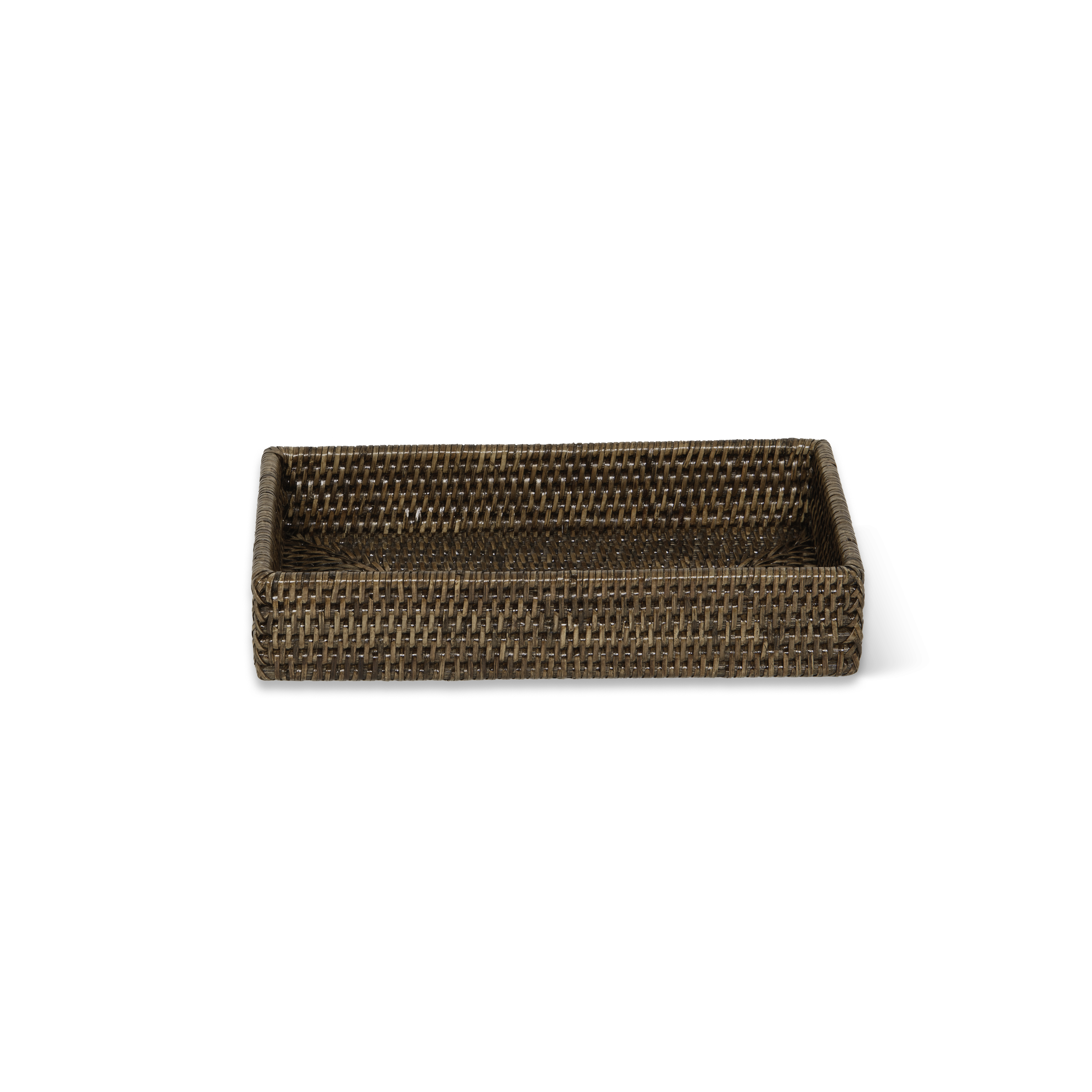 Decor Walther Basket Tab 2 Tablett Rattan Dunkel