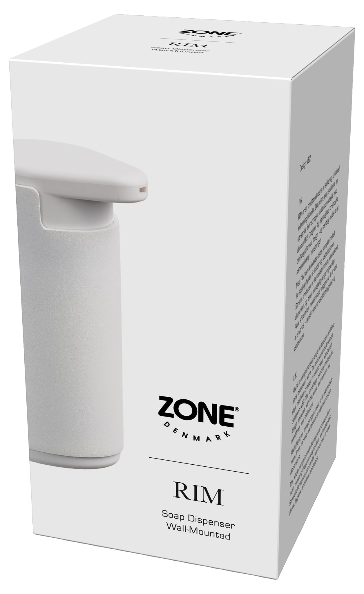 Zone Denmark Rim Seifenspender Wandmontage weiß 200 ml