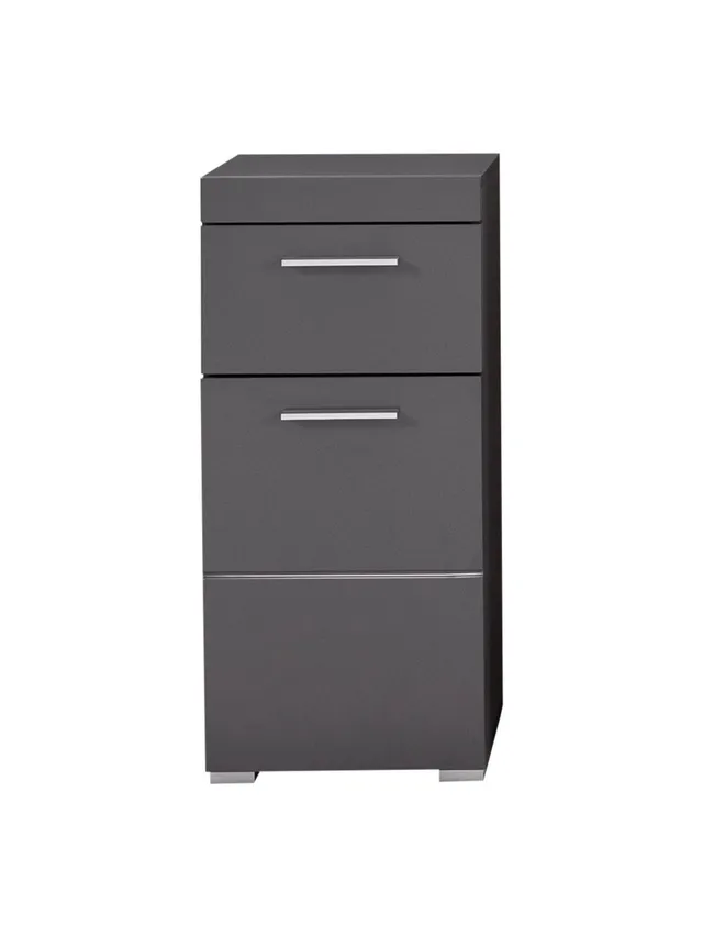 trendteam Amanda Standschrank grau Bad-Hochschrank Agave