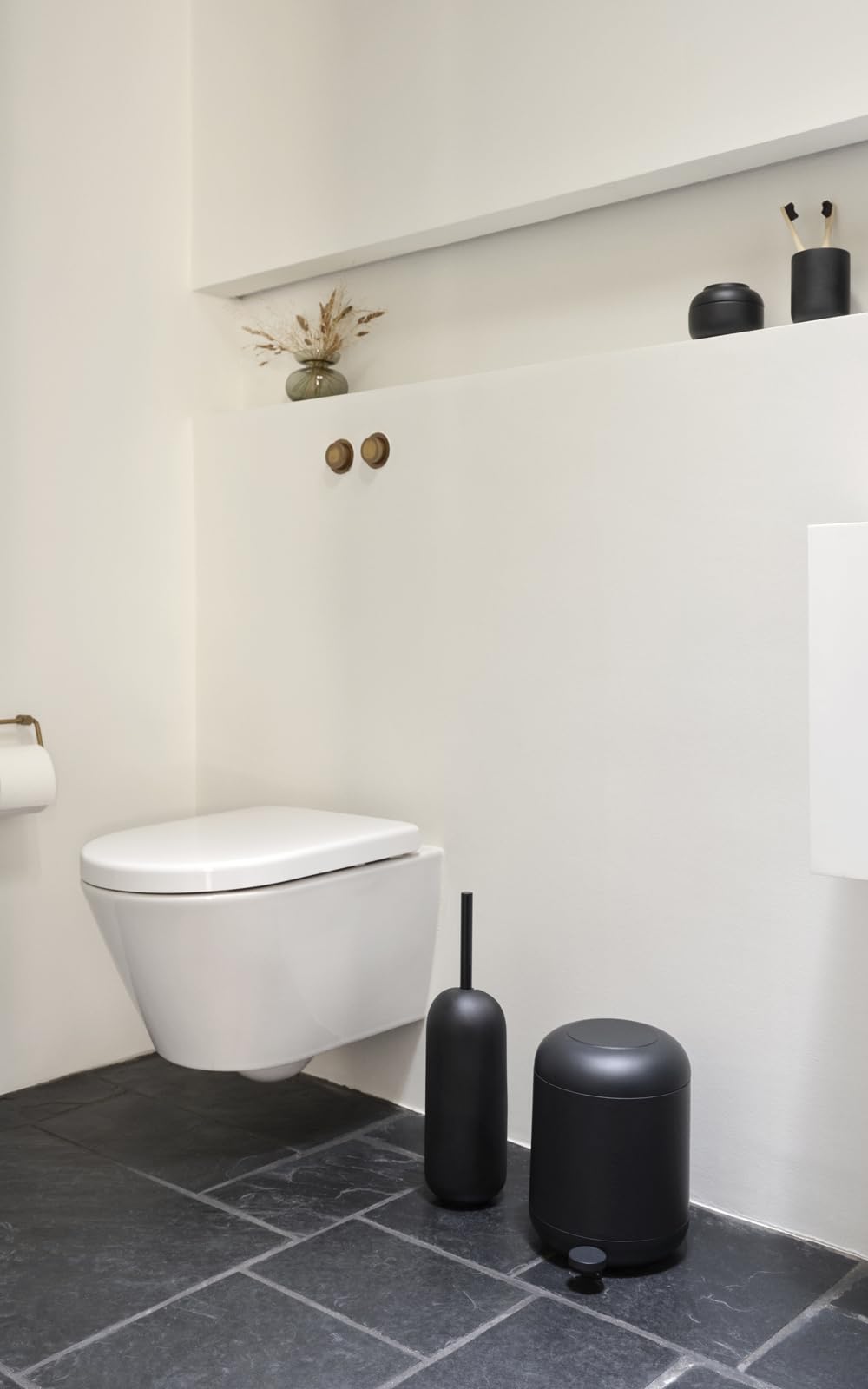 Zone Denmark Sensu Mülleimer 4L Schwarz Pedaleimer Bad