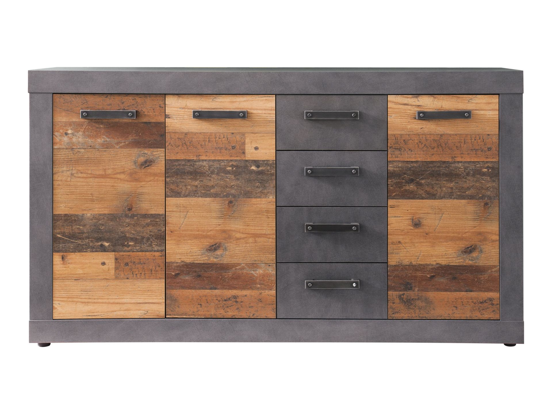trendteam Indy Kommode Graphit Old Wood Matera