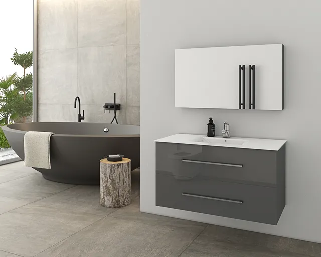 DROP Martinidis Torino 90 Waschtisch Anthracite