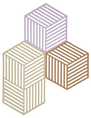 Zone Denmark Trivets Hexagon Topfuntersetzer 3er Bunt