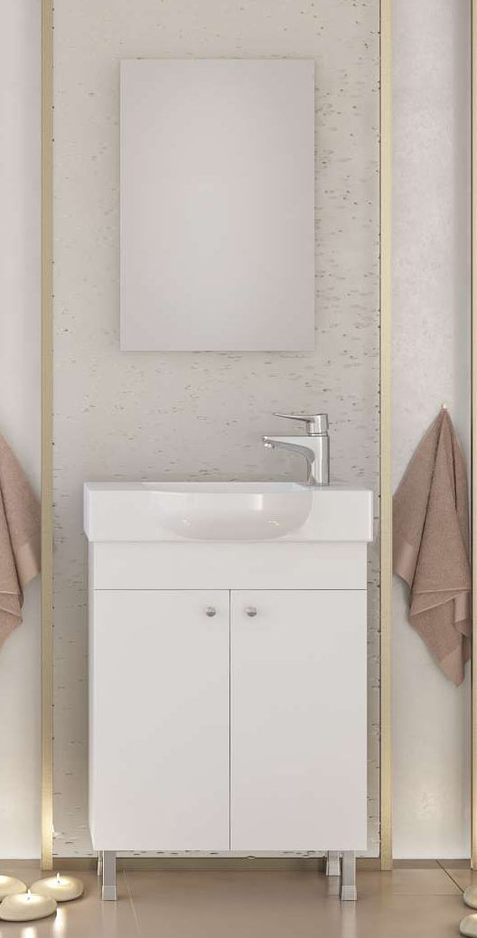 DROP Martinidis Litos 55 Waschtischunterschrank Weiß 55 cm