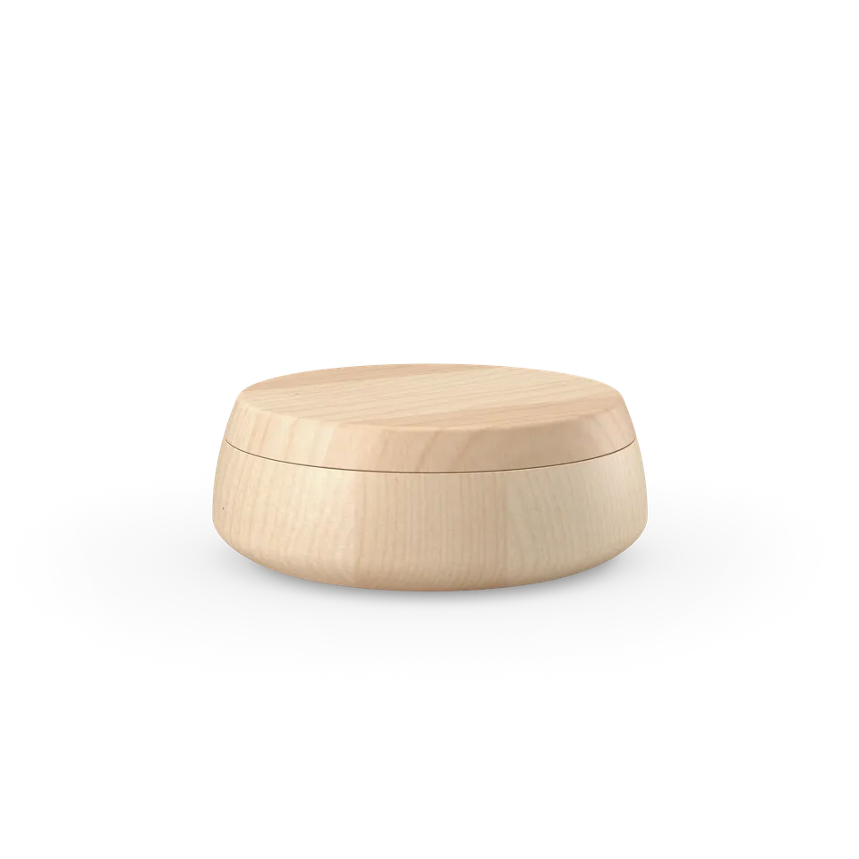 Decor Walther Onyo DMD M Dose mit Deckel Ahorn Holz wasserfest
