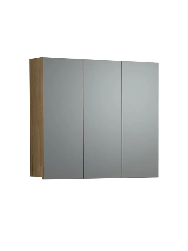 trendteam PureBliss Spiegelschrank Evoke Eiche Badschrank Spiegelglas